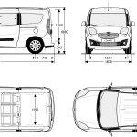 Opel Combo blueprint