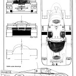 Porsche 956 blueprint