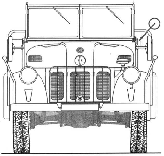 Steyr 1500A Kfz 15 blueprint