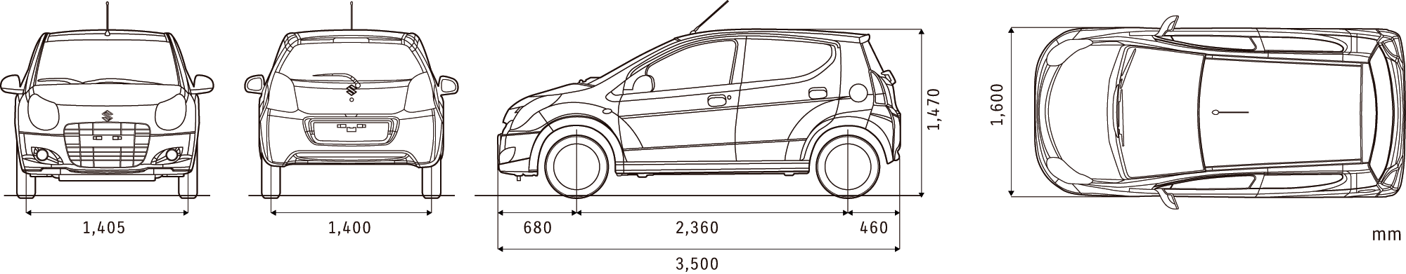 Suzuki Alto blueprint