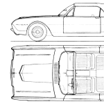 Ford Thunderbird blueprint