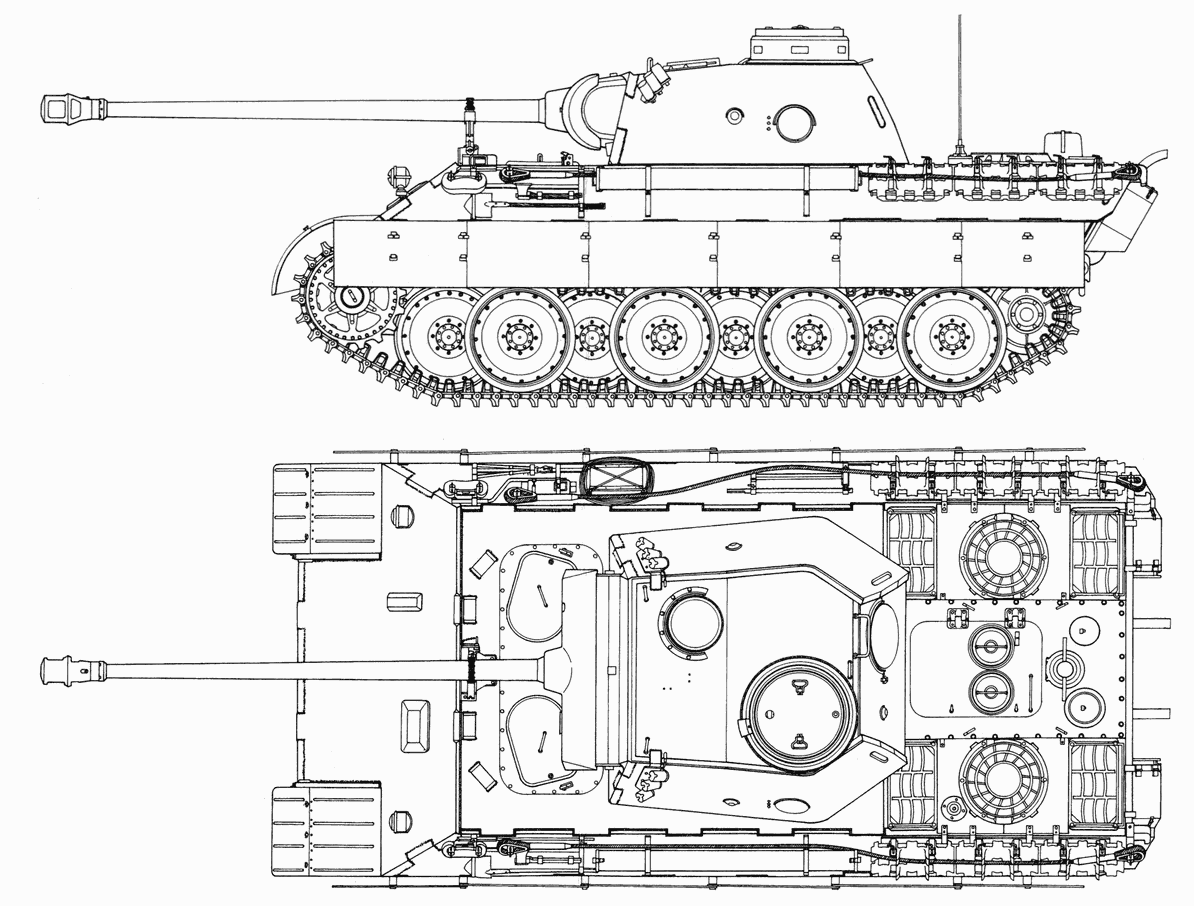 Panther tank blueprint