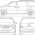 Buick Terraza blueprint