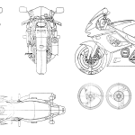 Yamaha YXF600R blueprint