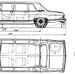 GAZ-14 Chayka blueprint
