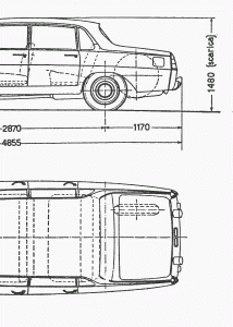 Lancia Flaminia blueprint