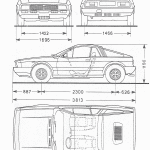 Lancia Montecarlo blueprint