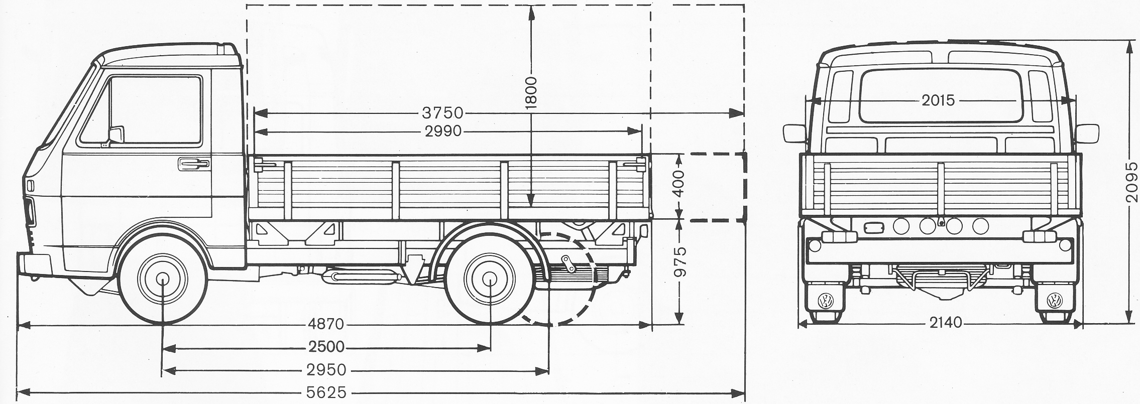 Volkswagen LT blueprint