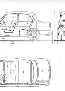 DAF 600 blueprint