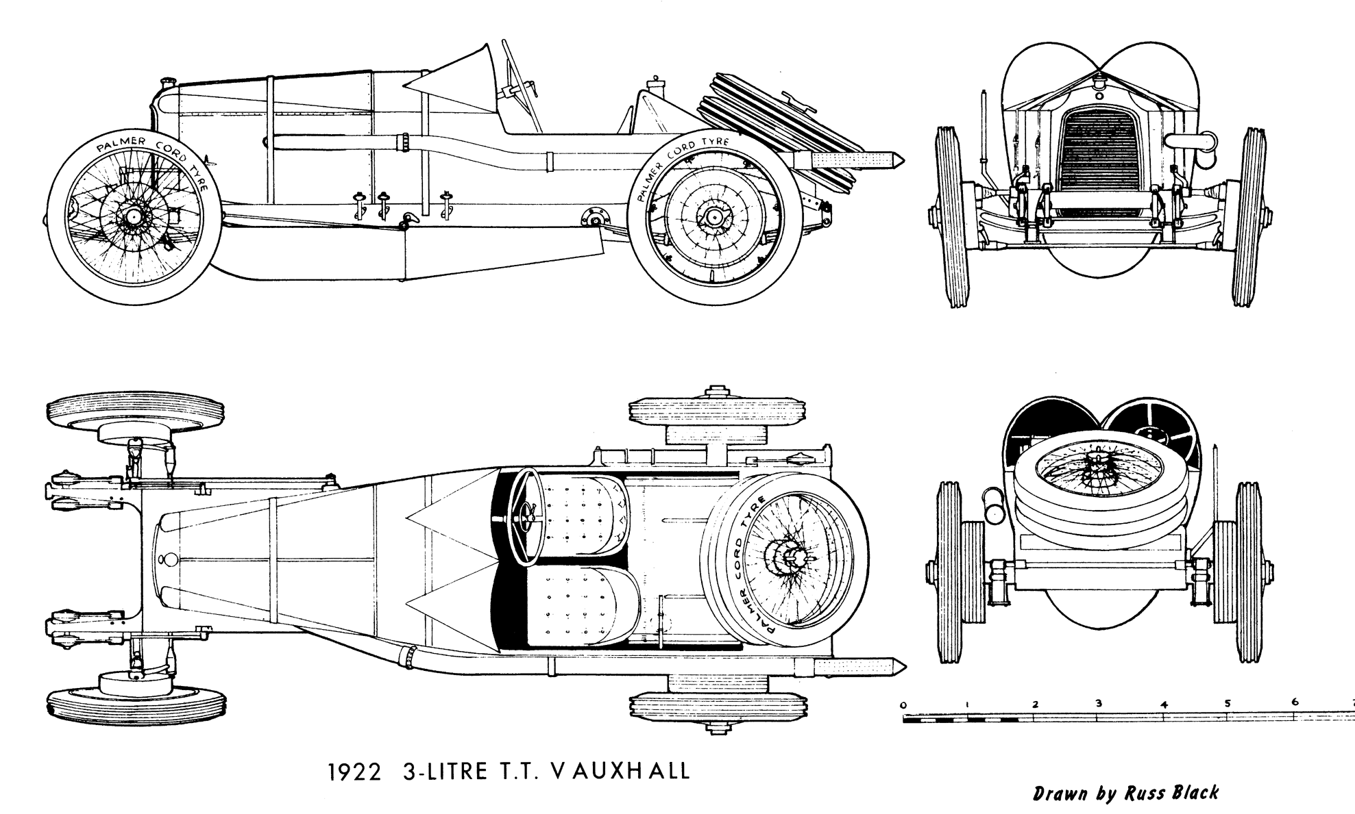 Vauxhall 3 Litre T.T. blueprint