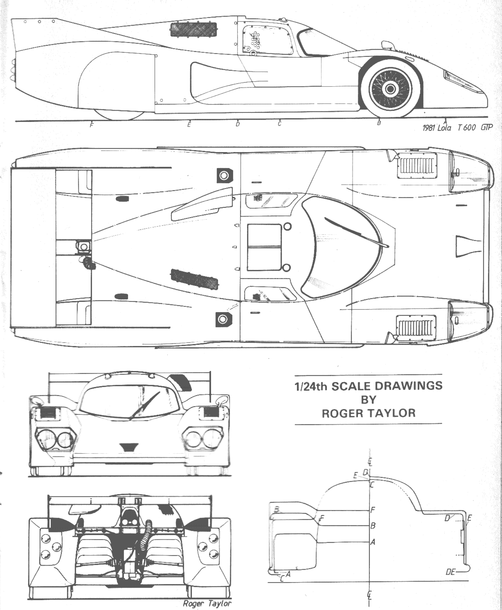 Lola T600 blueprint