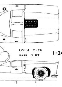 Lola T70 blueprint