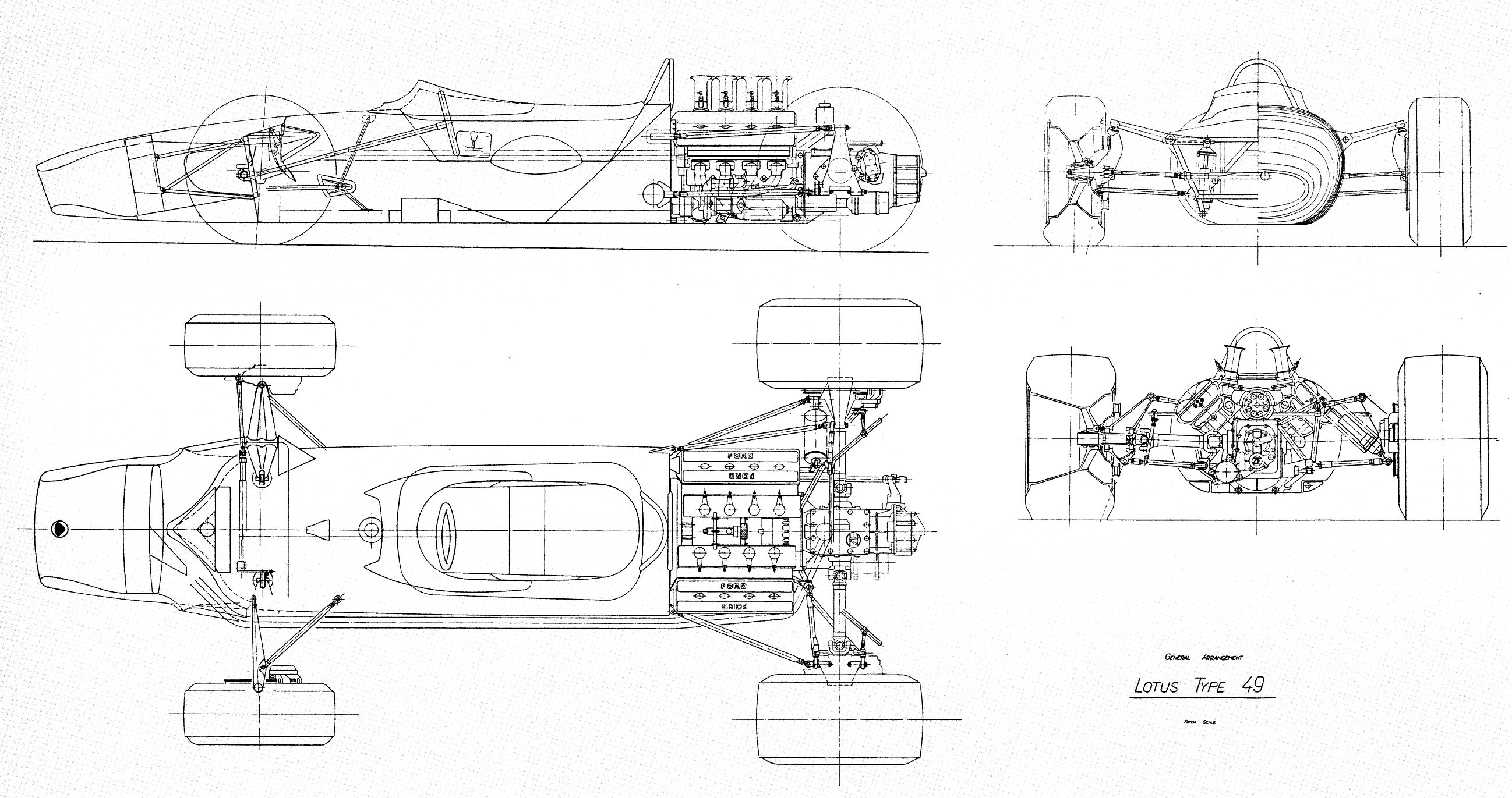 Lotus 49 blueprint