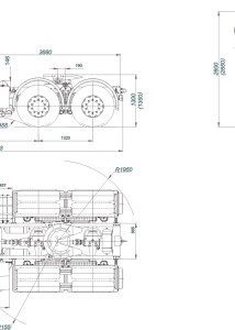 KamAZ-54115 blueprint