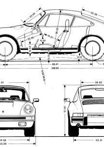 Porsche 911 SC blueprint