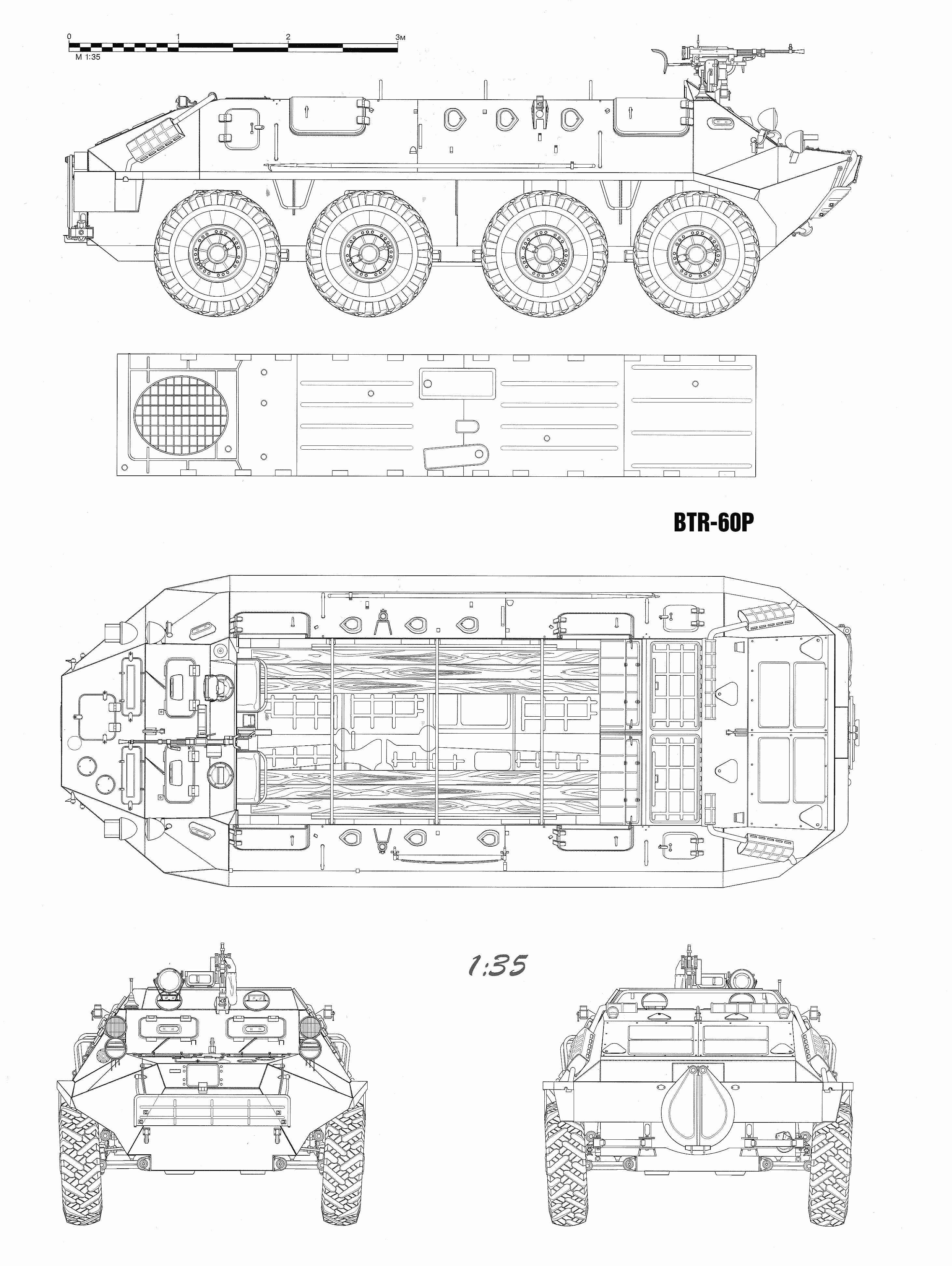 BTR-60P blueprint