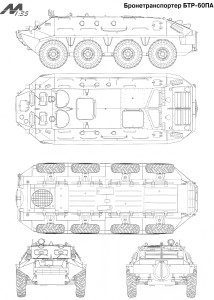 BTR-60 blueprint