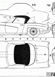 FSO Syrena Sport blueprint