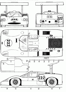 Chaparral 2F blueprint