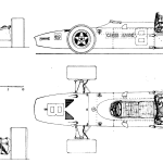 Ferrari 312 blueprint