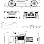 McLaren M6A blueprint