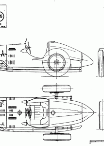 Talbot-Lago T26 blueprint