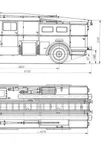 Jelcz Fire truck blueprint