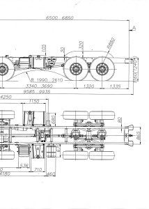 KamAZ 63501 blueprint