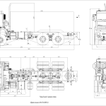 KamAZ 65111 blueprint