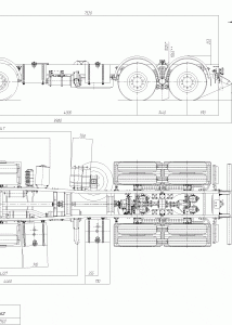 KamAZ 65201 blueprint