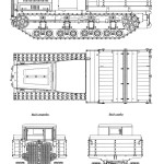 Komintern artillery tractor blueprint