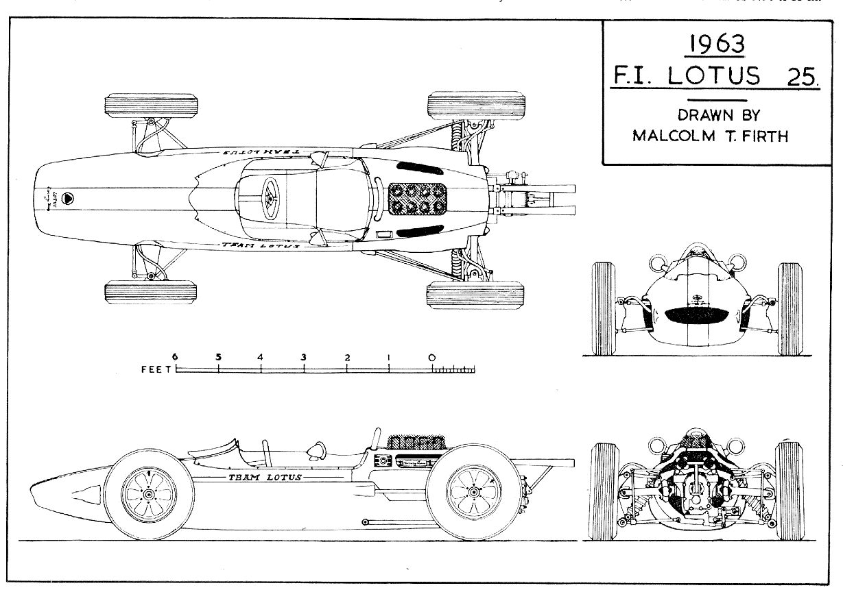 Lotus 25 blueprint