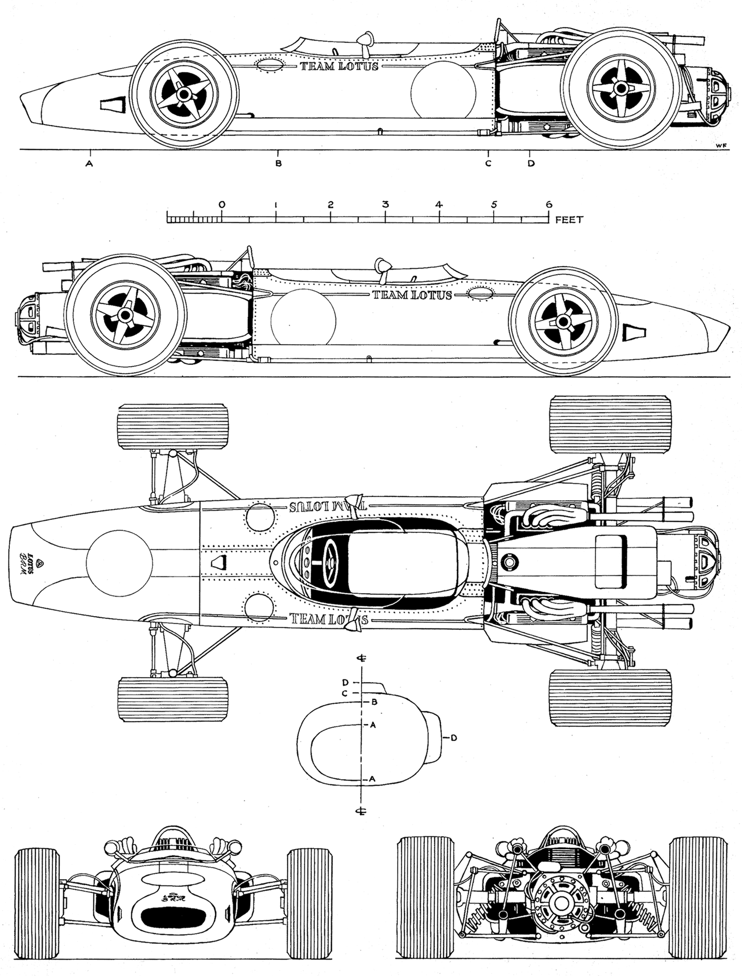 Lotus 43 blueprint
