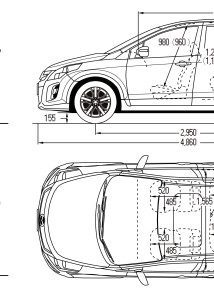 Mazda MPV blueprint