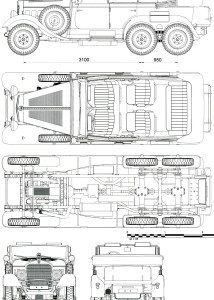 Mercedes-Benz W31 blueprint