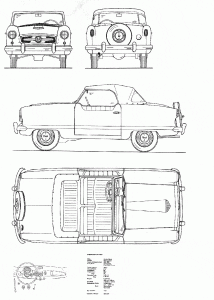 Nash Metropolitan blueprint