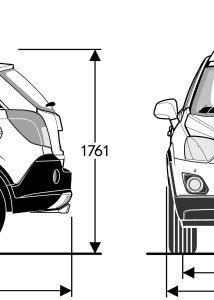 Opel Antara blueprint