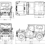 Suzuki Jimny blueprint