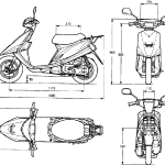 Yamaha Jog blueprint