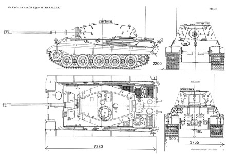 Tiger II blueprint