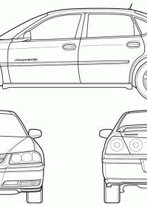 Chevrolet Impala blueprint