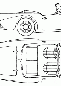 Daimler SP250 blueprint