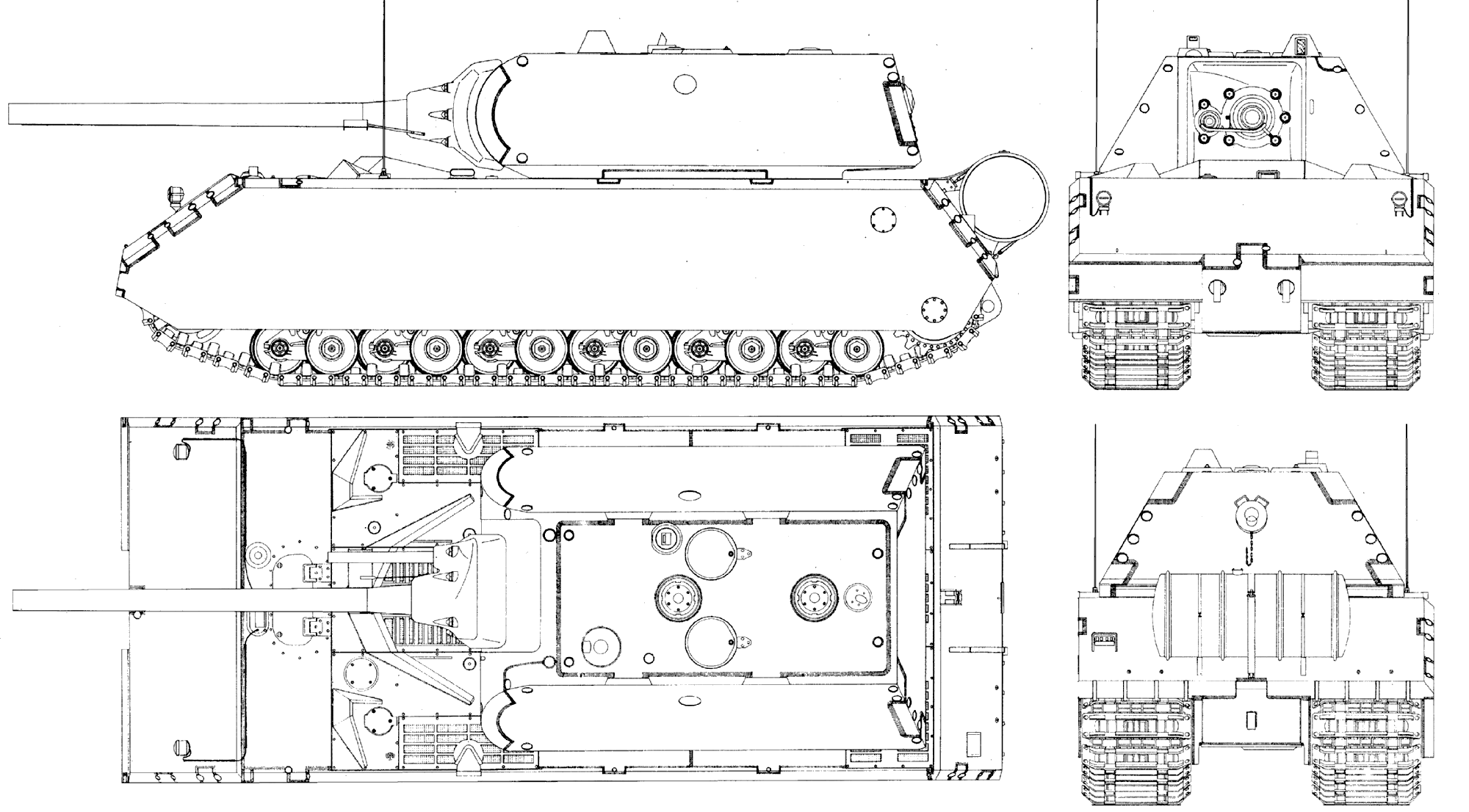 Panzer VIII Maus blueprint