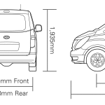 Hyundai Starex blueprint