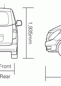 Hyundai Starex blueprint