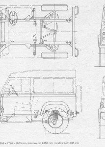 Land Rover Defender 90 blueprint