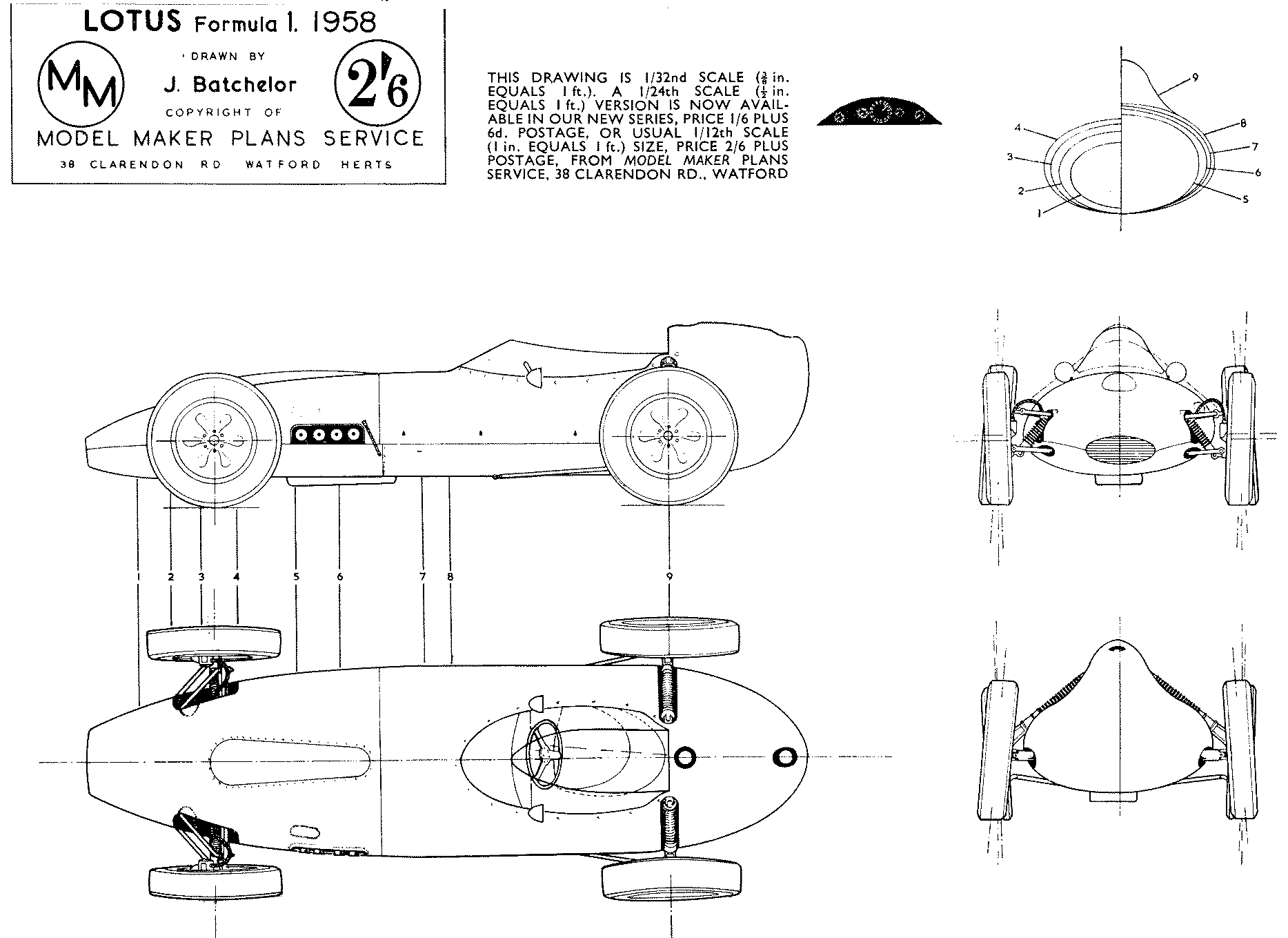 Lotus 16 blueprint