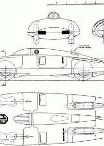 MG EX181 blueprint