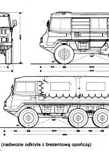 Pinzgauer blueprint