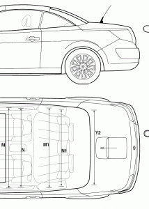 Renault Megane blueprint